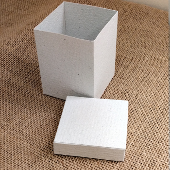 cajas hojas artesanales papel reciclado